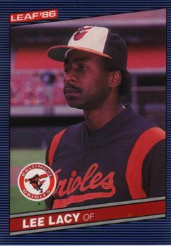 1986 Leaf #104 Lee Lacy Front