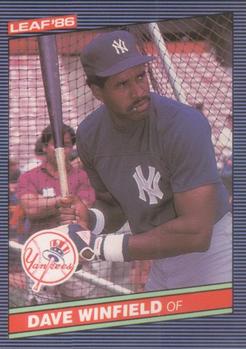 1986 Leaf #125 Dave Winfield Front
