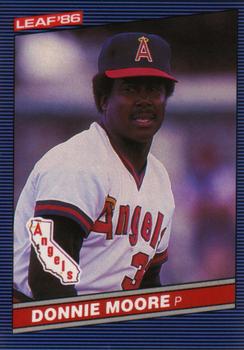 1986 Leaf #130 Donnie Moore Front