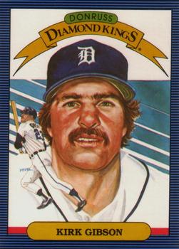 1986 Leaf #1 Kirk Gibson Front