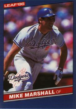 1986 Leaf #40 Mike Marshall Front