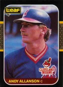 1987 Leaf #102 Andy Allanson Front