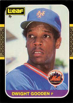 1987 Leaf #84 Dwight Gooden Front