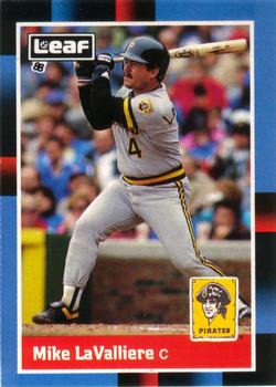 1988 Leaf #112 Mike LaValliere Front
