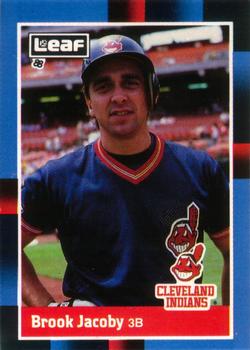 1988 Leaf #51 Brook Jacoby Front