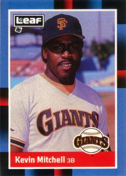 1988 Leaf #87 Kevin Mitchell Front