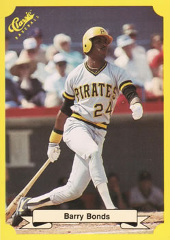 1987 Classic Update Yellow #113 Barry Bonds Front
