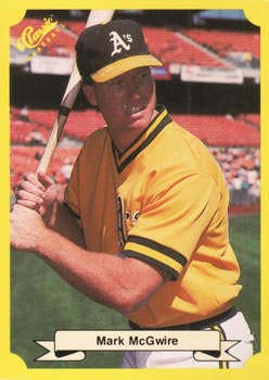 1987 Classic Update Yellow #121 Mark McGwire Front
