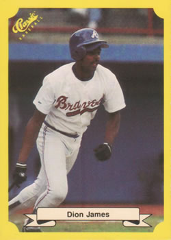 1987 Classic Update Yellow #144 Dion James Front