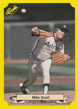 1987 Classic Update Yellow #123 Mike Scott Front