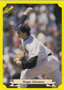 1987 Classic Update Yellow/Green Backs #114 Roger Clemens Front