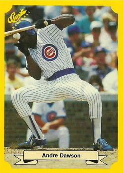 1987 Classic Update Yellow/Green Backs #124 Andre Dawson Front