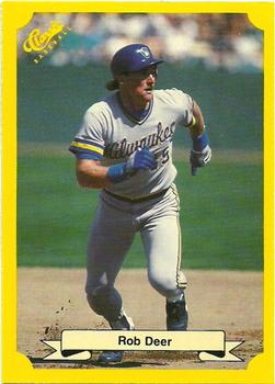 1987 Classic Update Yellow/Green Backs #141 Rob Deer Front