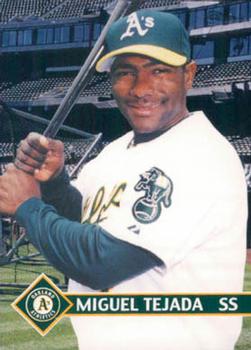 2003 Plumbers Union Oakland Athletics #3 Miguel Tejada Front