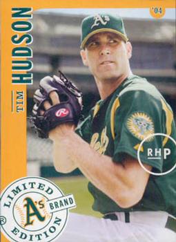 2004 Oakland Athletics A's Brand SGA #3 Tim Hudson Front