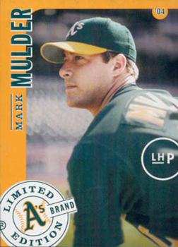2004 Oakland Athletics A's Brand SGA #4 Mark Mulder Front