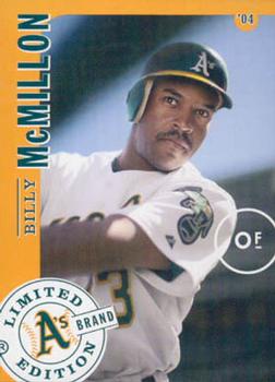 2004 Oakland Athletics A's Brand SGA #25 Billy McMillon Front