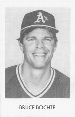 1984 Oakland Athletics Photocards #NNO Bruce Bochte Front
