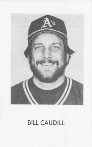 1984 Oakland Athletics Photocards #NNO Bill Caudill Front