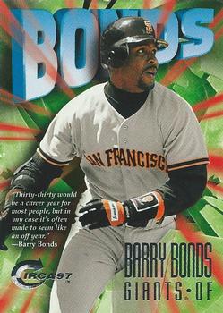 1997 Circa #25 Barry Bonds Front
