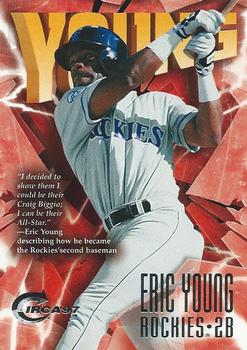1997 Circa #98 Eric Young Front