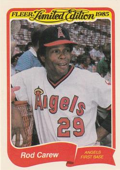 1985 Fleer Limited Edition #5 Rod Carew Front
