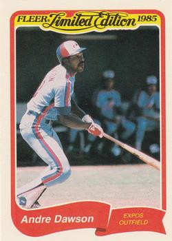 1985 Fleer Limited Edition #8 Andre Dawson Front