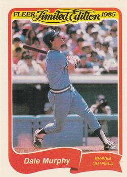 1985 Fleer Limited Edition #22 Dale Murphy Front