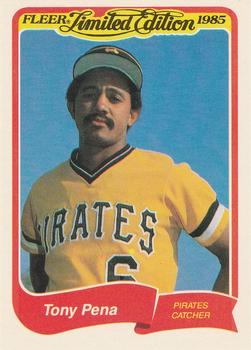1985 Fleer Limited Edition #24 Tony Pena Front