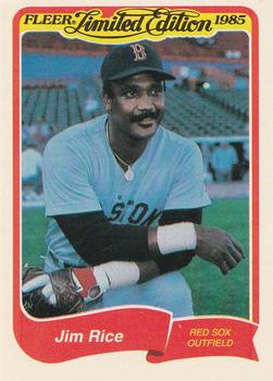 1985 Fleer Limited Edition #27 Jim Rice Front