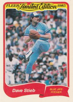 1985 Fleer Limited Edition #37 Dave Stieb Front