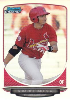 2013 Bowman Draft Picks & Prospects - Chrome Draft Picks Refractors #BDPP80 Ricardo Bautista Front