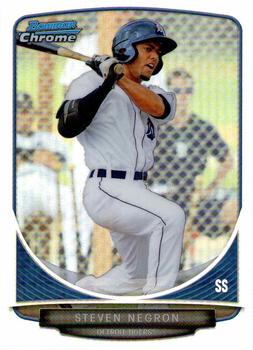 2013 Bowman Draft Picks & Prospects - Chrome Draft Picks Refractors #BDPP93 Steven Negron Front