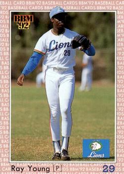 1992 BBM #419 Ray Young Front