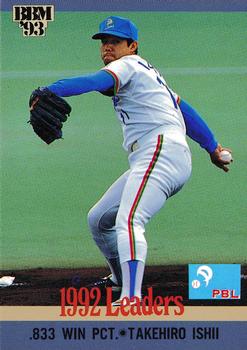 1993 BBM #14 Takehiro Ishii Front
