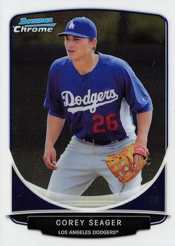 2013 Bowman Draft Picks & Prospects - Chrome Top Prospects #TP-42 Corey Seager Front