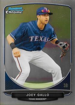 2013 Bowman Draft Picks & Prospects - Chrome Top Prospects Refractors #TP-5 Joey Gallo Front