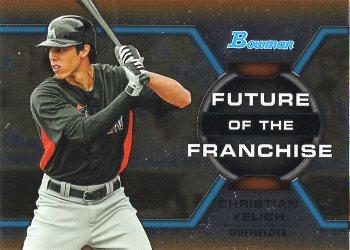 2013 Bowman Draft Picks & Prospects - Future of the Franchise #FF-CY Christian Yelich Front