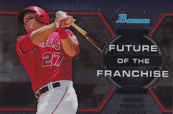 2013 Bowman Draft Picks & Prospects - Future of the Franchise #FF-MT Mike Trout Front