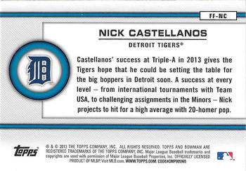2013 Bowman Draft Picks & Prospects - Future of the Franchise #FF-NC Nick Castellanos Back
