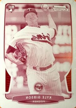 2013 Bowman Draft Picks & Prospects - Printing Plates Magenta #22 Kyle Gibson Front