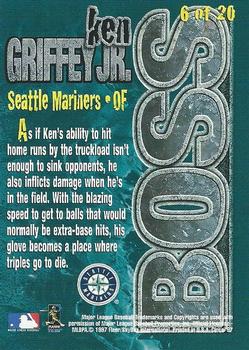 1997 Circa - Boss #6 Ken Griffey Jr. Back