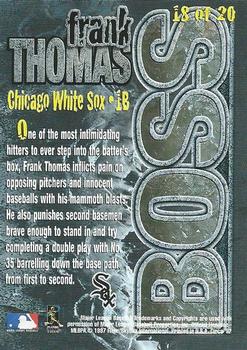 1997 Circa - Boss #18 Frank Thomas Back