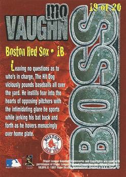 1997 Circa - Boss #19 Mo Vaughn Back