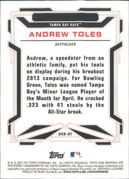 2013 Bowman Draft Picks & Prospects - Bowman Scout Breakouts #BSB-AT Andrew Toles Back