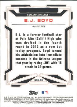 2013 Bowman Draft Picks & Prospects - Bowman Scout Breakouts #BSB-BB B.J. Boyd Back