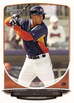 2013 Bowman Draft Picks & Prospects - Top Prospects #TP-20 George Springer Front