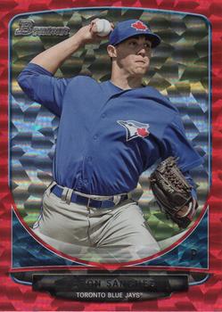 2013 Bowman Draft Picks & Prospects - Top Prospects Red Ice #TP-44 Aaron Sanchez Front