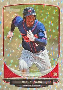 2013 Bowman Draft Picks & Prospects - Top Prospects Silver Ice #TP-45 Miguel Sano Front