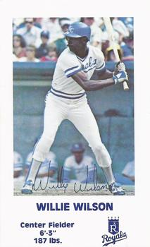 1983 Kansas City Royals Police #NNO Willie Wilson Front